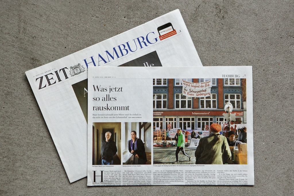 Paula Markert – Was jetzt so alles rauskommt / DIE ZEIT Hamburg / 2016 schanzenhof_011-1.jpg