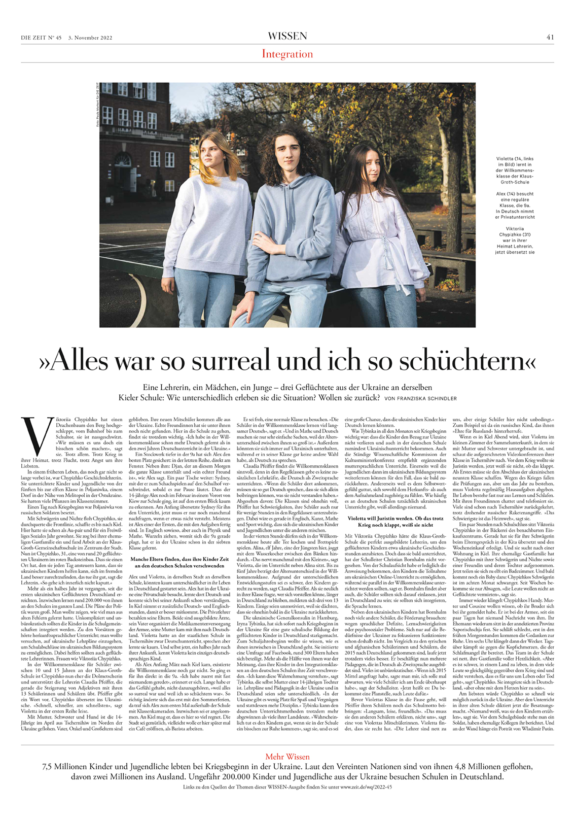 Paula Markert – Everything was so surreal and I was so shy / DIE ZEIT / 2022 schule_kiel_013-1.jpg